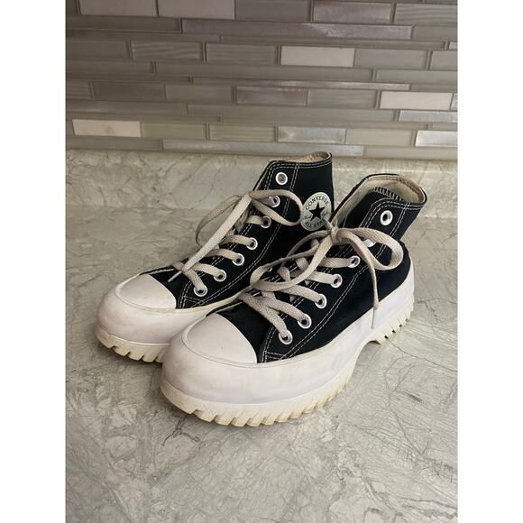 Platform Converse All-Stars Sneakers Women's Size 6 - Picture 2 of 11